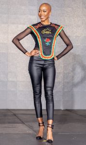 Muka from Zambia at Miss Africa USA
